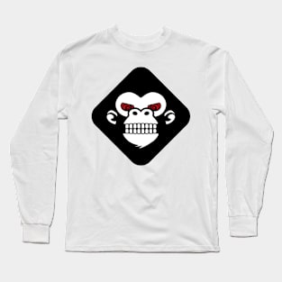 gorilla face2 Long Sleeve T-Shirt